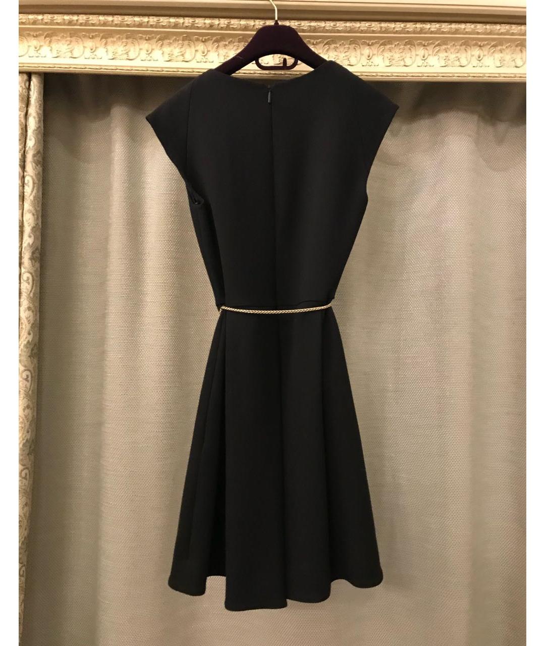 ROBERTO CAVALLI Черное шерстяное вечернее платье, фото 6