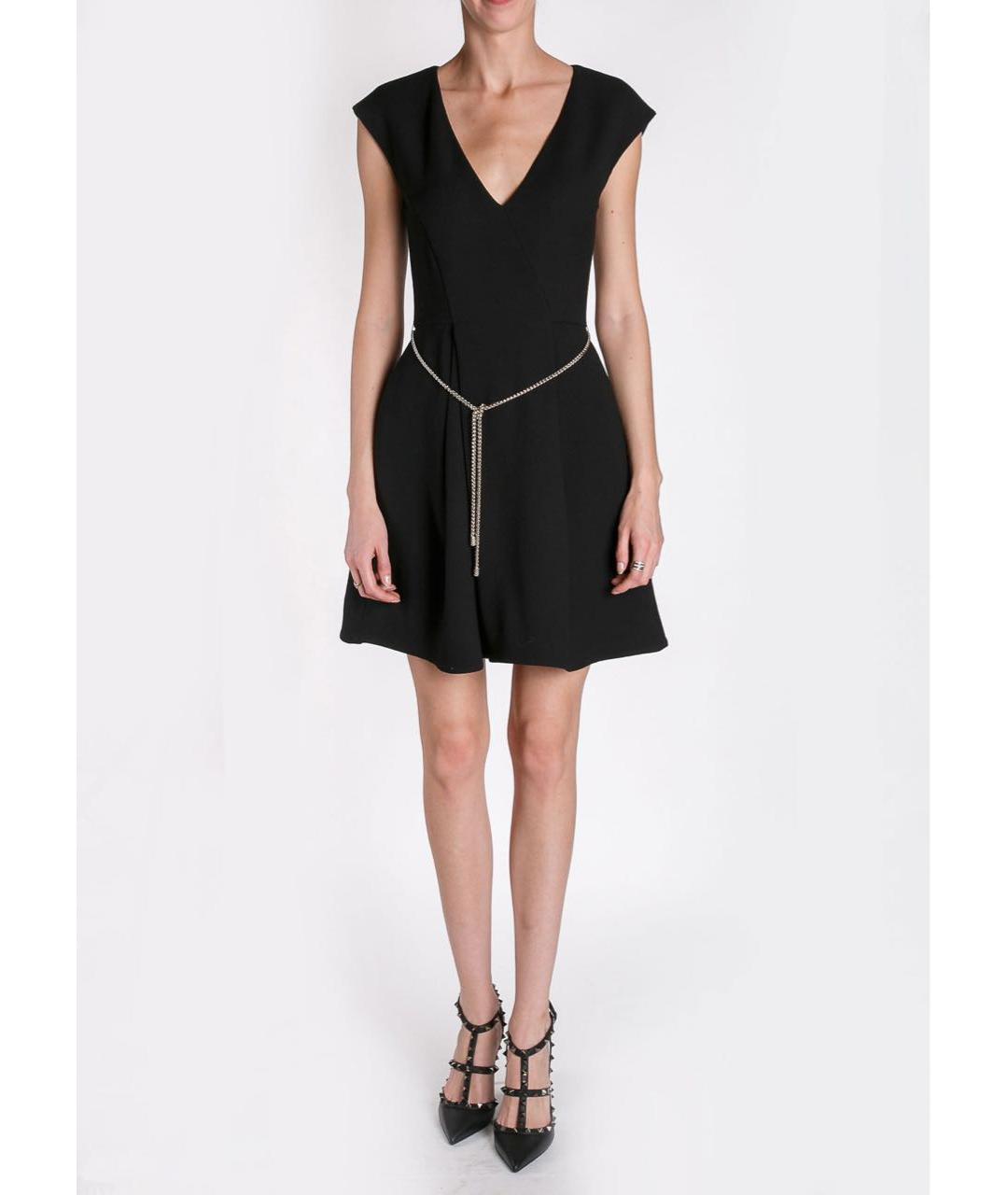 ROBERTO CAVALLI Черное шерстяное вечернее платье, фото 2