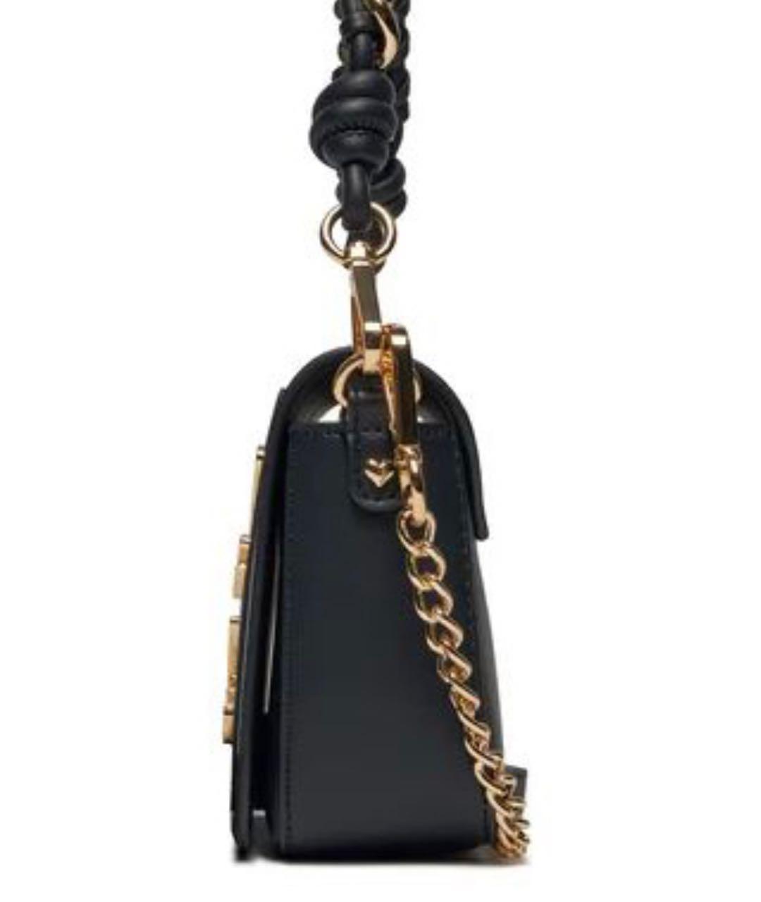 LOVE MOSCHINO Черная сумка через плечо из искусственной кожи, фото 5