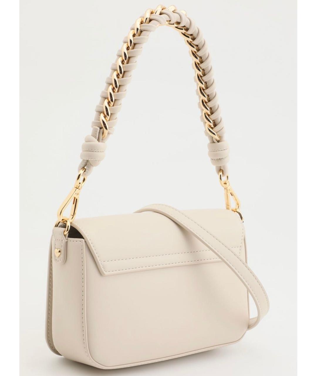 LOVE MOSCHINO Бежевая сумка через плечо из искусственной кожи, фото 2