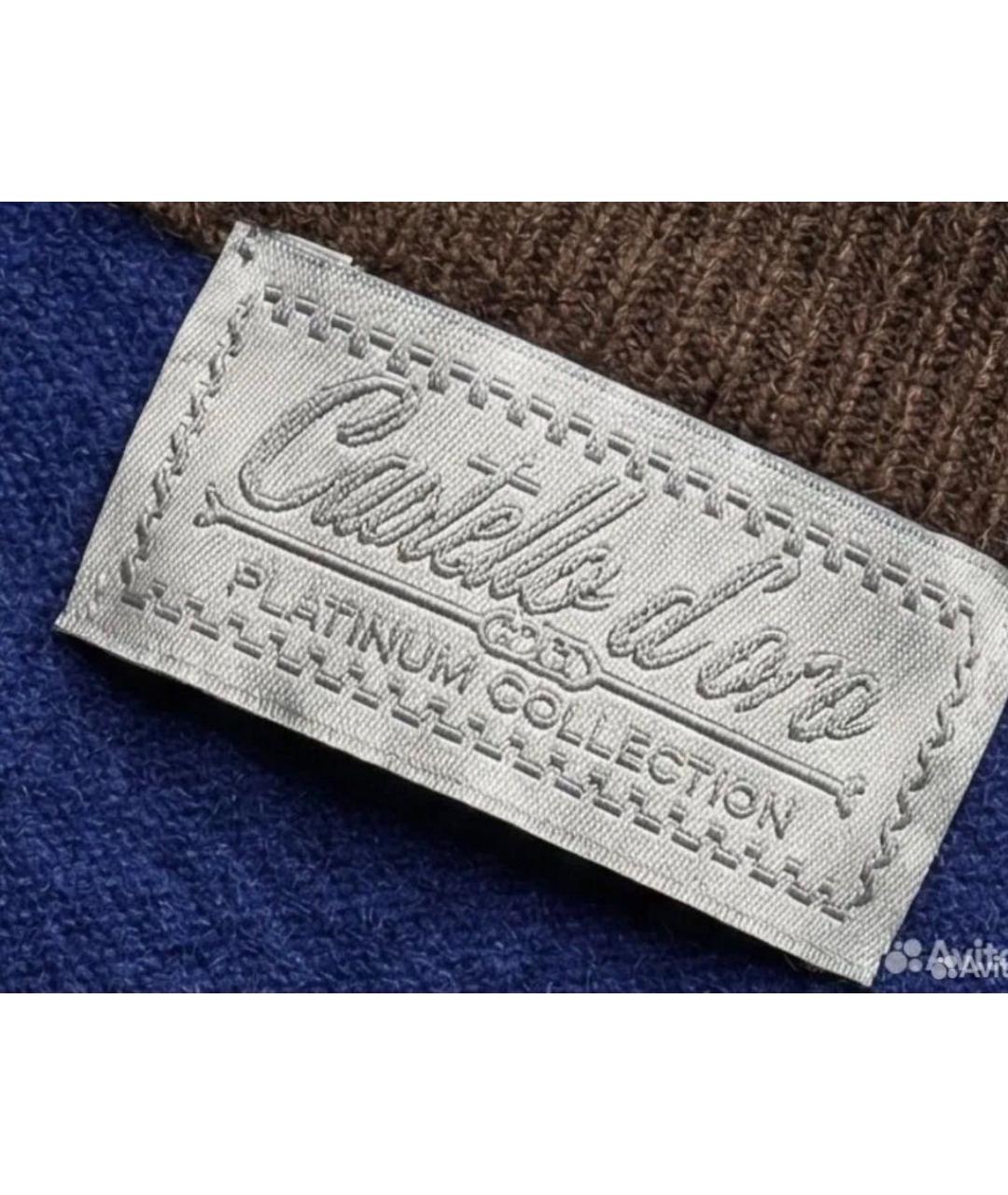 Castello d'Oro Синяя кашемировая жилетка, фото 7