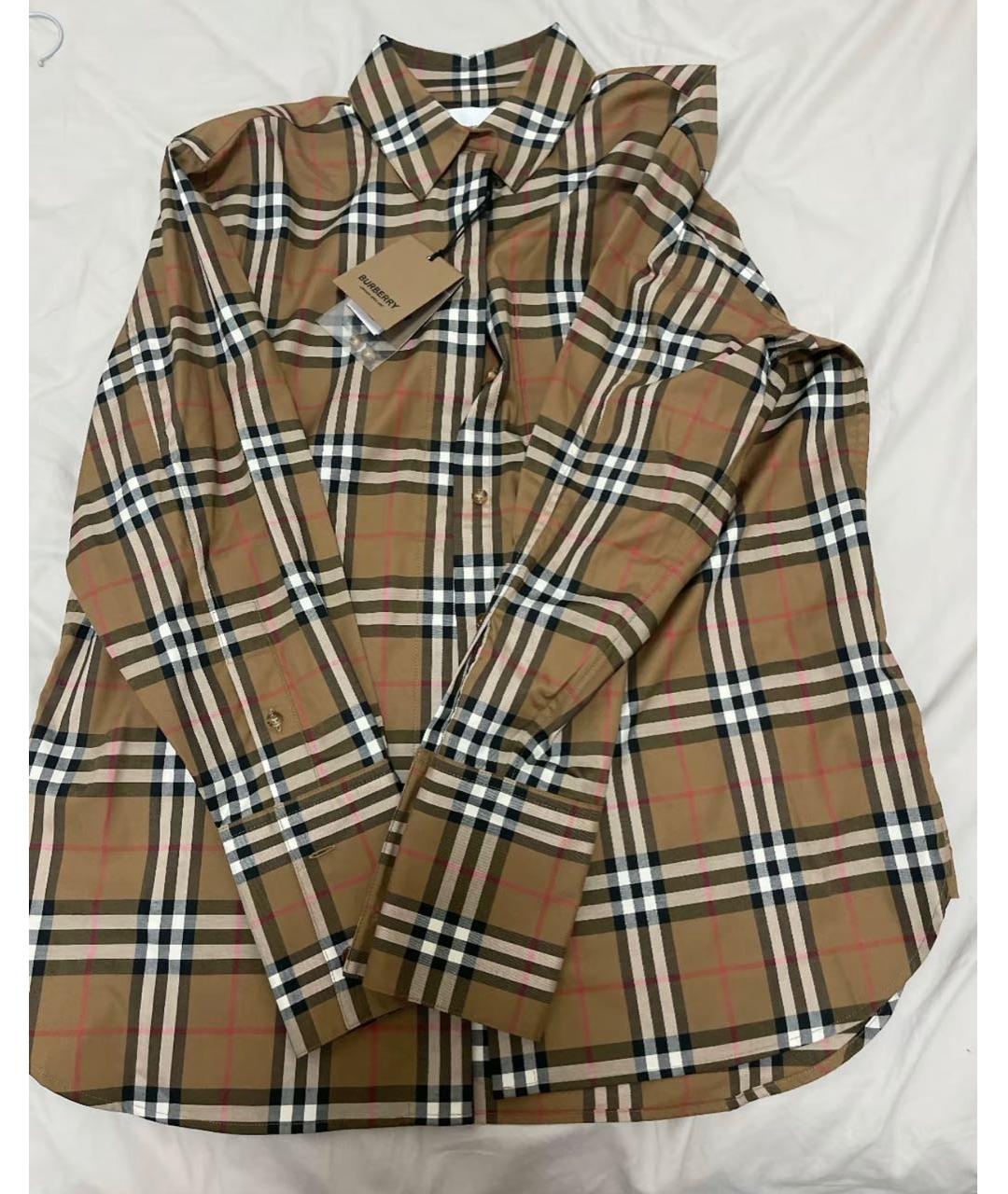 BURBERRY Коричневая рубашка, фото 3