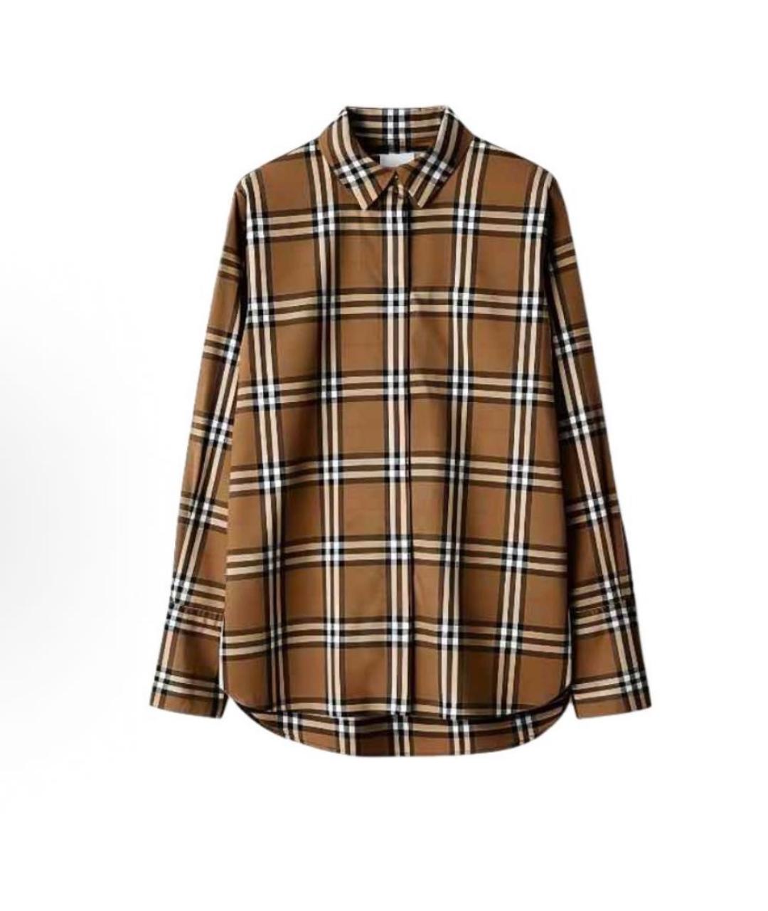 BURBERRY Коричневая рубашка, фото 6