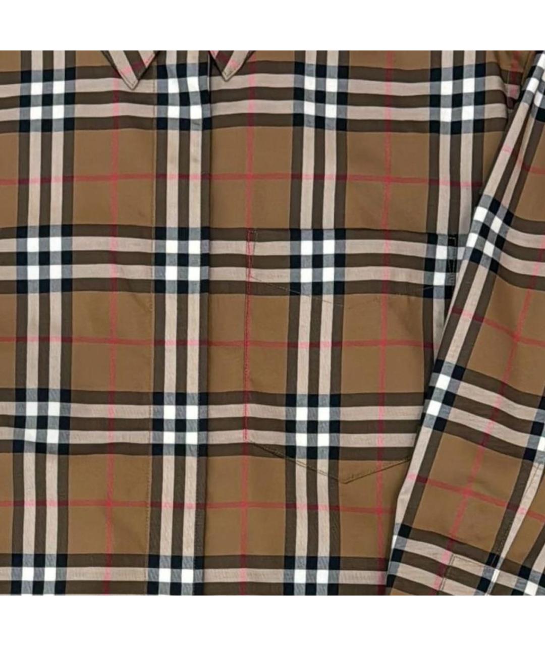 BURBERRY Коричневая рубашка, фото 2