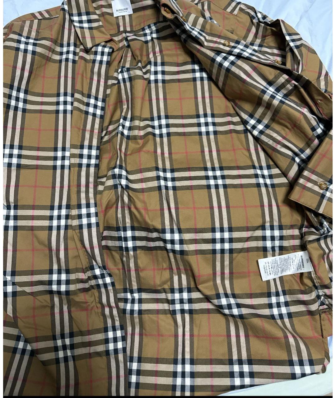 BURBERRY Коричневая рубашка, фото 5
