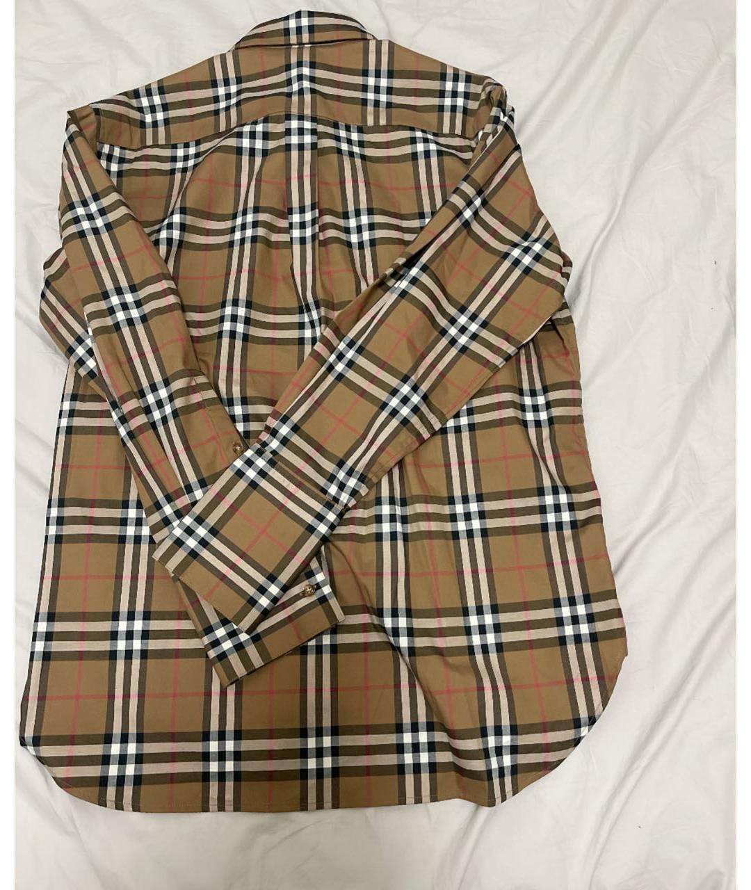 BURBERRY Коричневая рубашка, фото 4