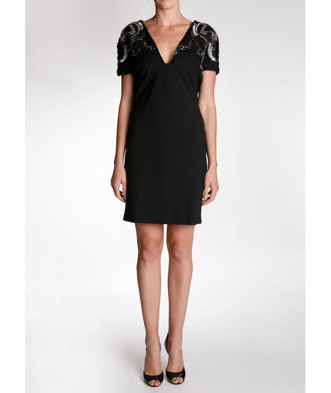 ROBERTO CAVALLI Черное вискозное вечернее платье, фото 2