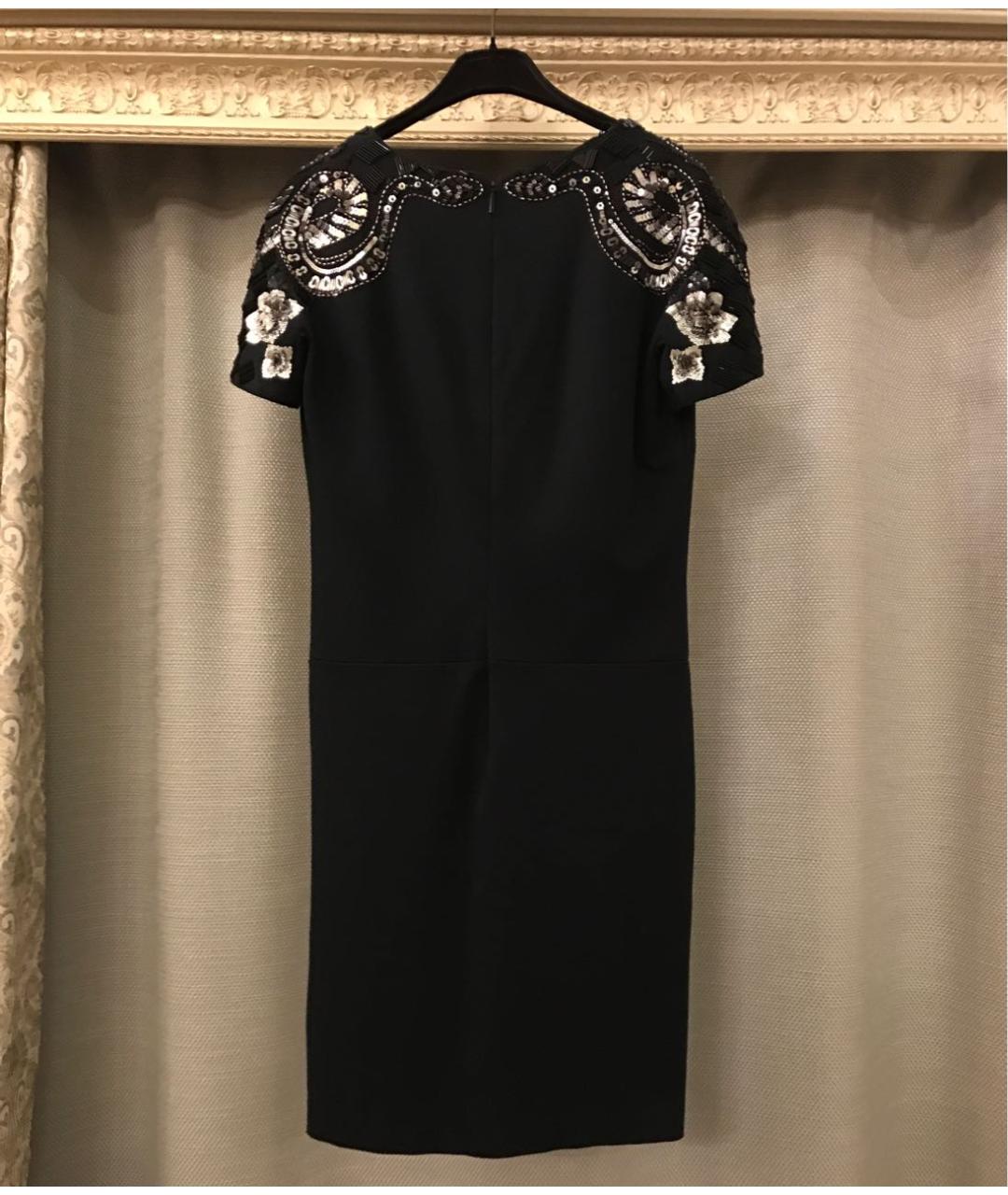 ROBERTO CAVALLI Черное вискозное вечернее платье, фото 6