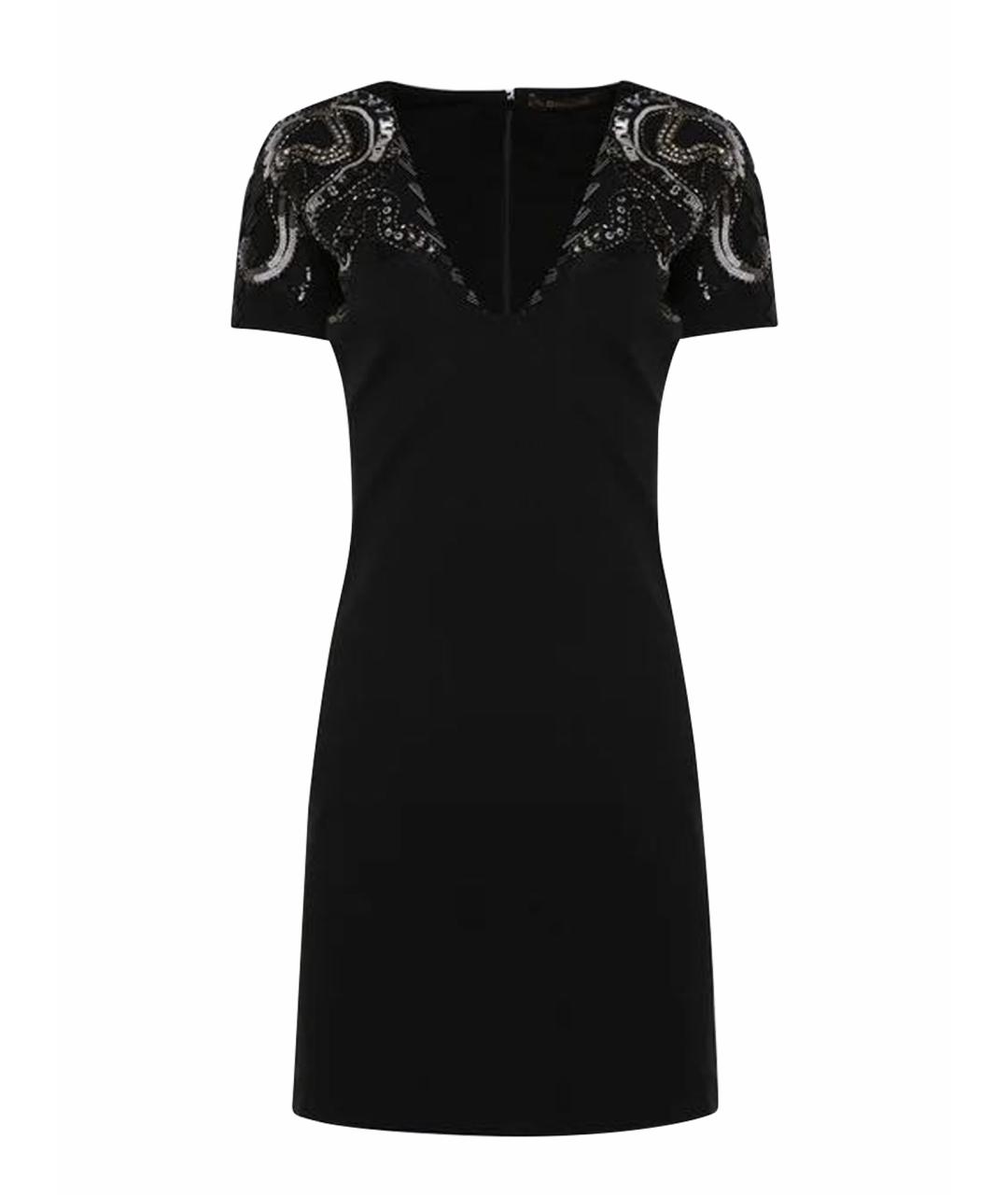 ROBERTO CAVALLI Черное вискозное вечернее платье, фото 1