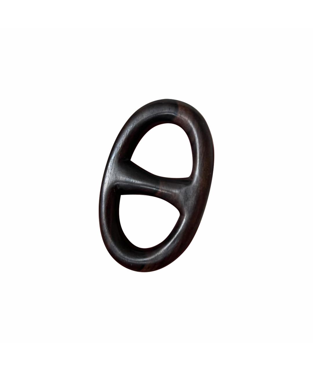 HERMES Коричневый платок, фото 1