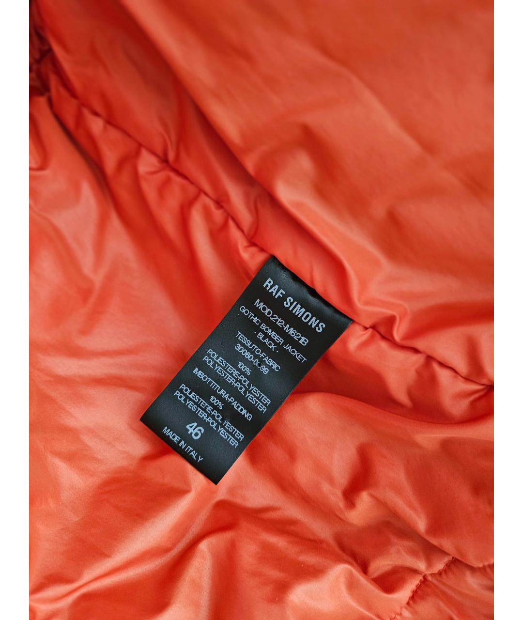 RAF SIMONS Черная полиэстеровая куртка, фото 6