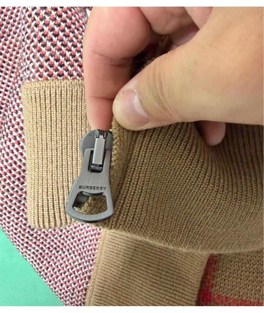 BURBERRY Коричневый кардиган, фото 6