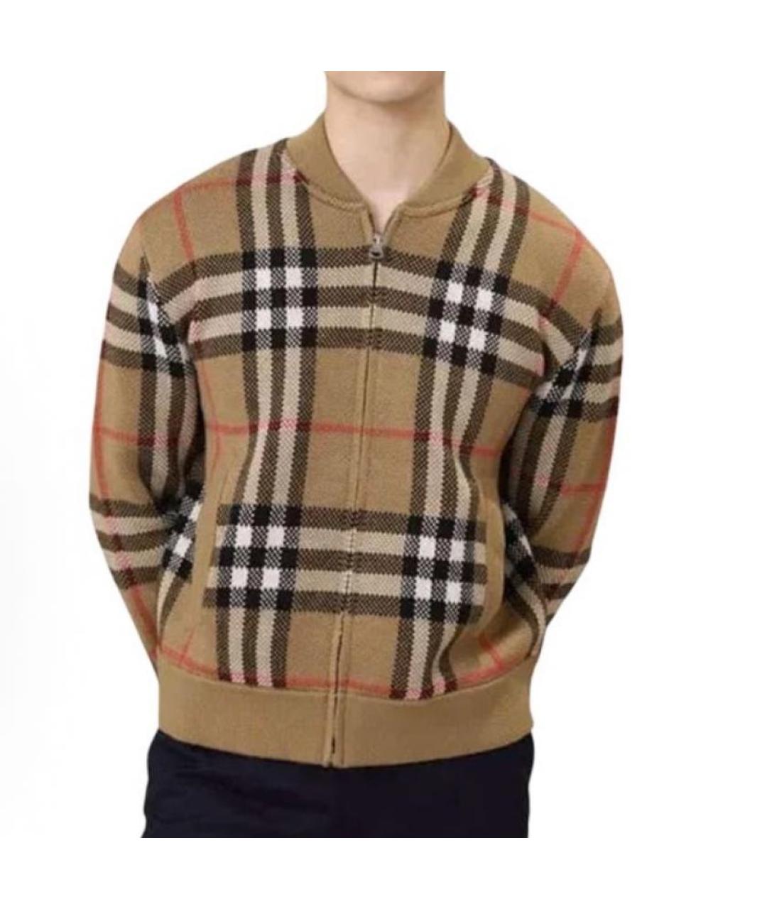 BURBERRY Коричневый кардиган, фото 3