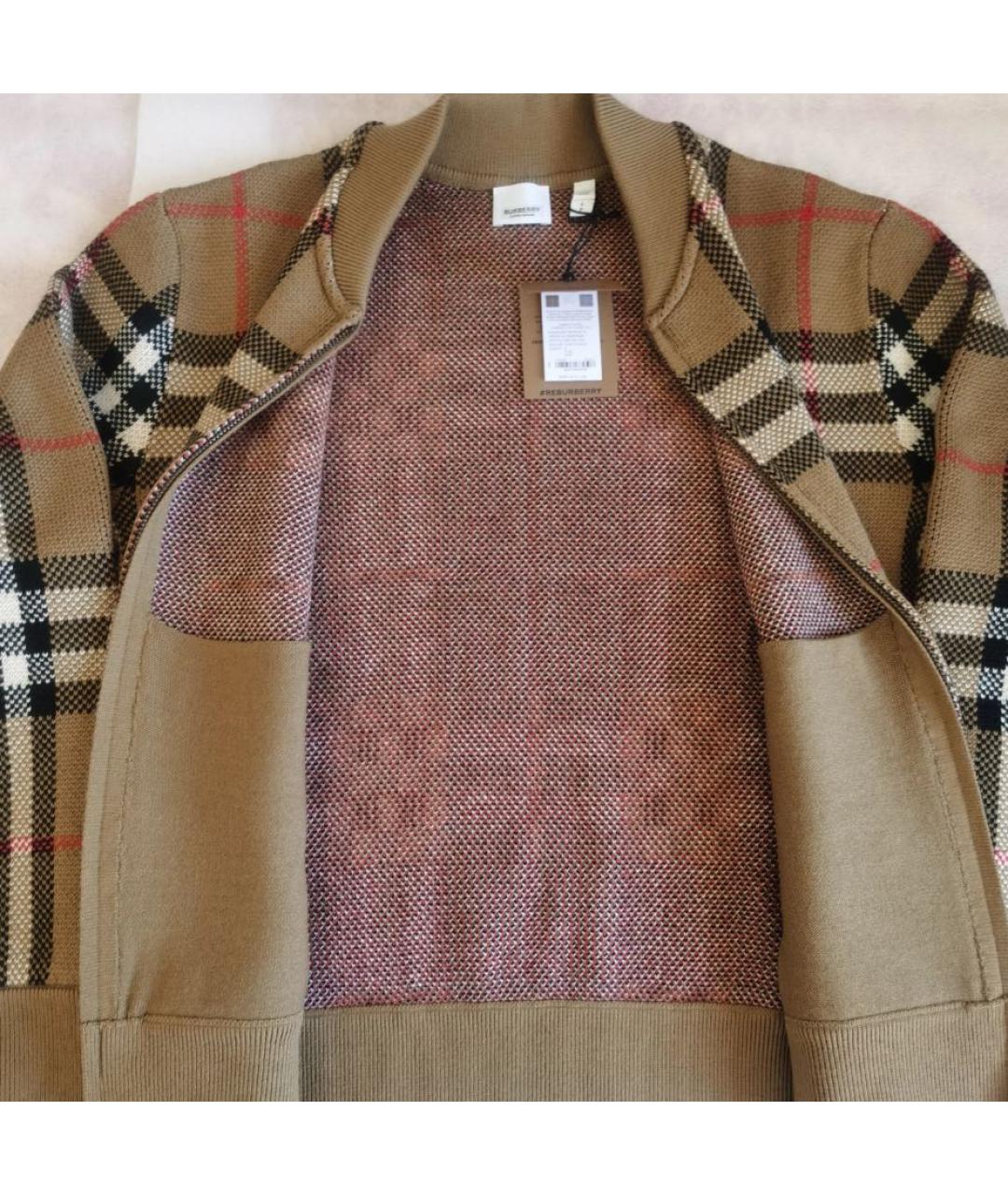 BURBERRY Коричневый кардиган, фото 5