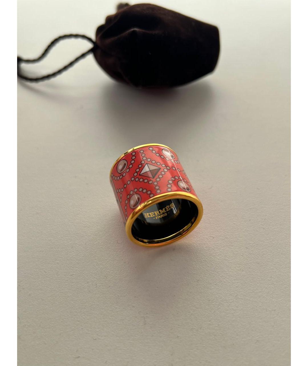 HERMES Оранжевый платок, фото 8