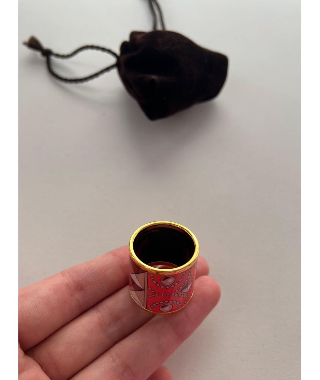 HERMES Оранжевый платок, фото 4