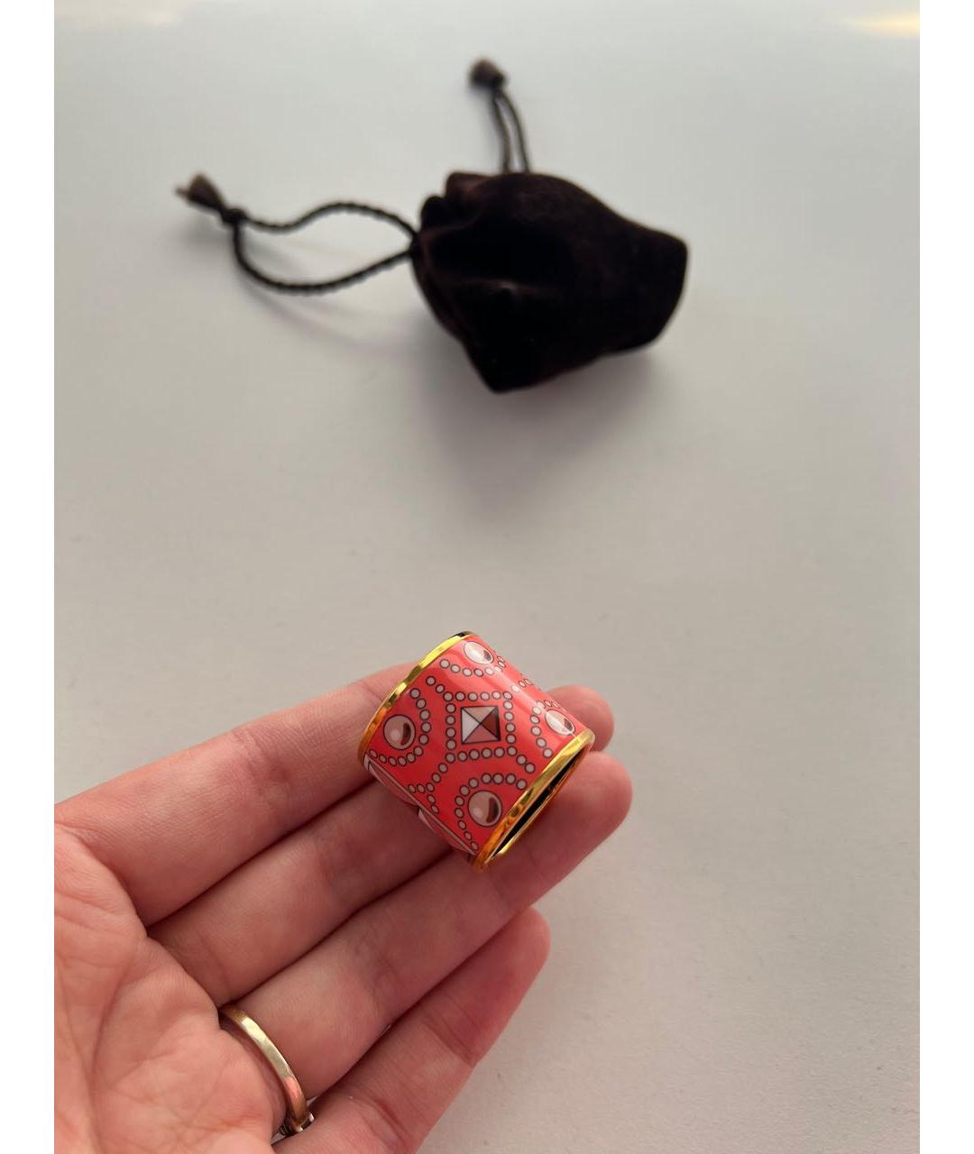 HERMES Оранжевый платок, фото 2