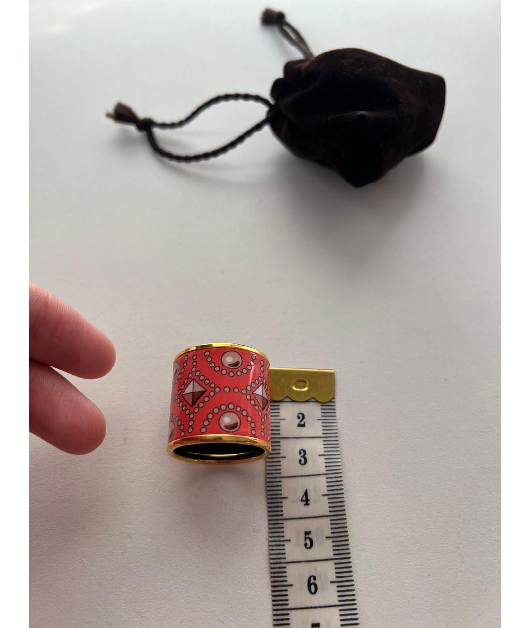 HERMES Оранжевый платок, фото 5