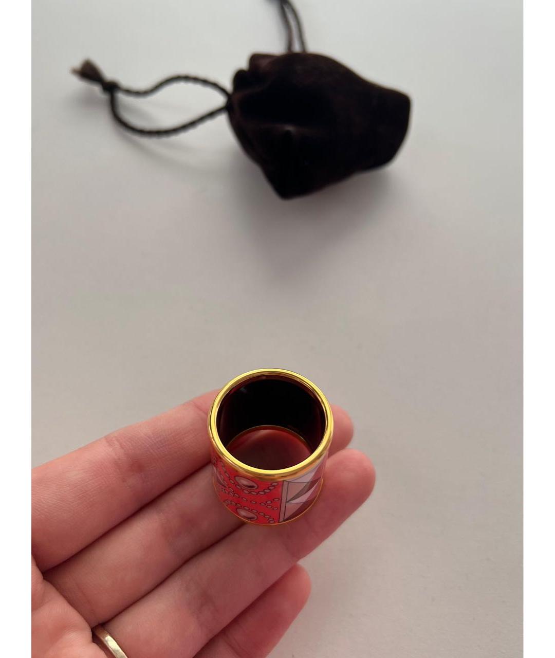 HERMES Оранжевый платок, фото 6