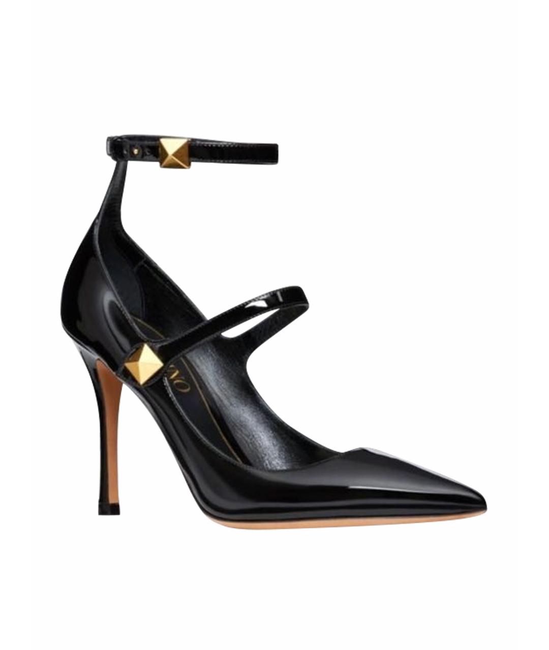 VALENTINO Черные туфли из лакированной кожи, фото 1