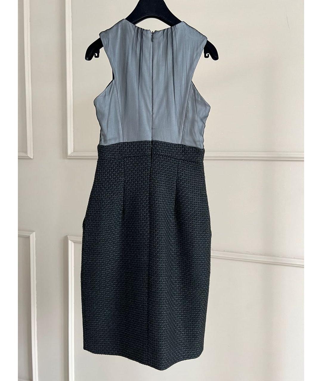 CHANEL Черное шелковое коктейльное платье, фото 3