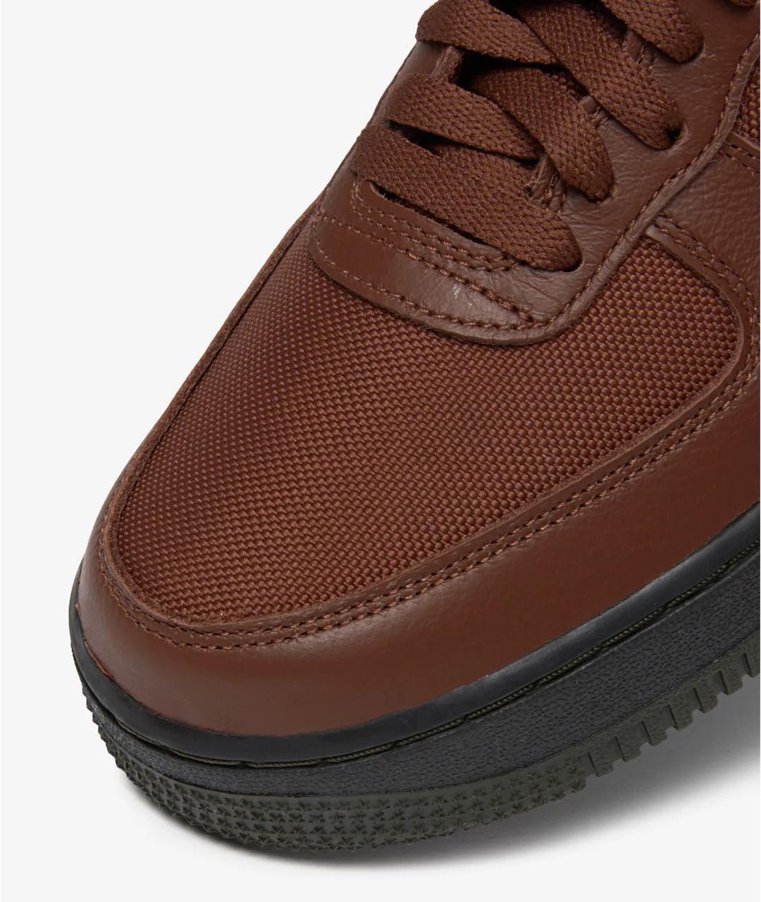 NIKE Оранжевое низкие кроссовки / кеды из искусственной кожи, фото 3