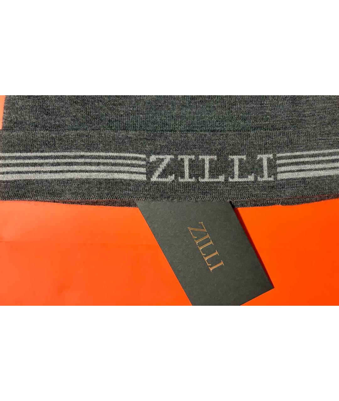 ZILLI Серая шапка, фото 6