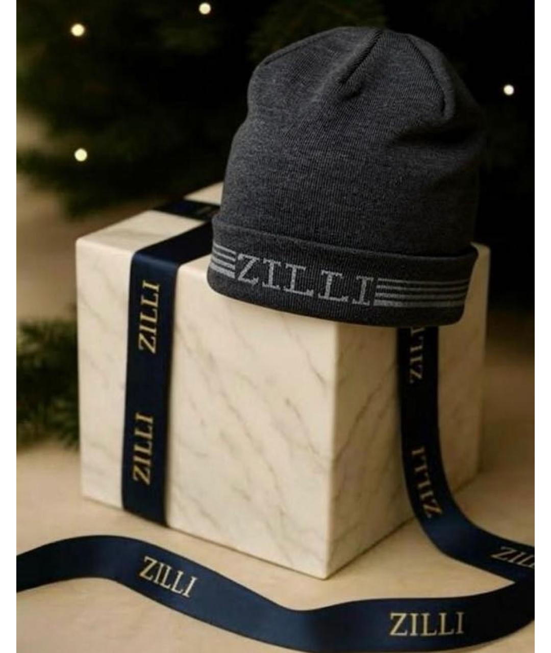 ZILLI Серая шапка, фото 4