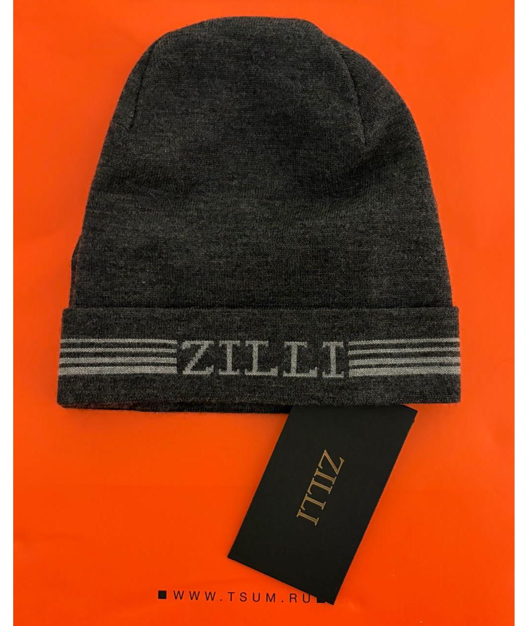 ZILLI Серая шапка, фото 3