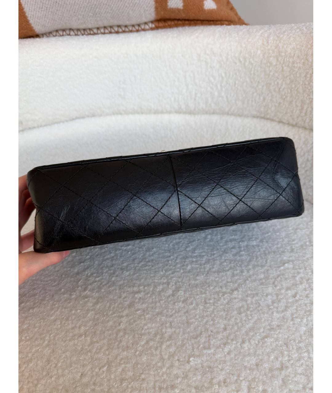 CHANEL Черная кожаная сумка через плечо, фото 4