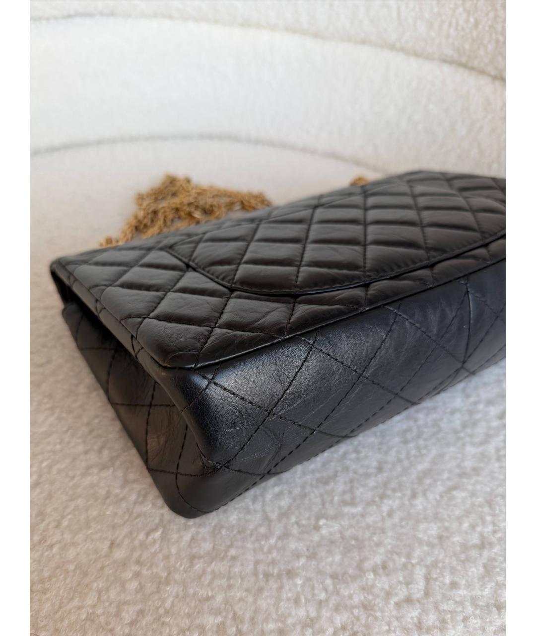 CHANEL Черная кожаная сумка через плечо, фото 8
