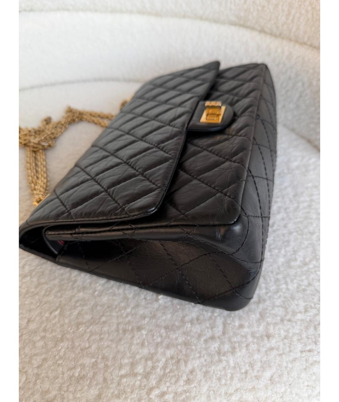 CHANEL Черная кожаная сумка через плечо, фото 9