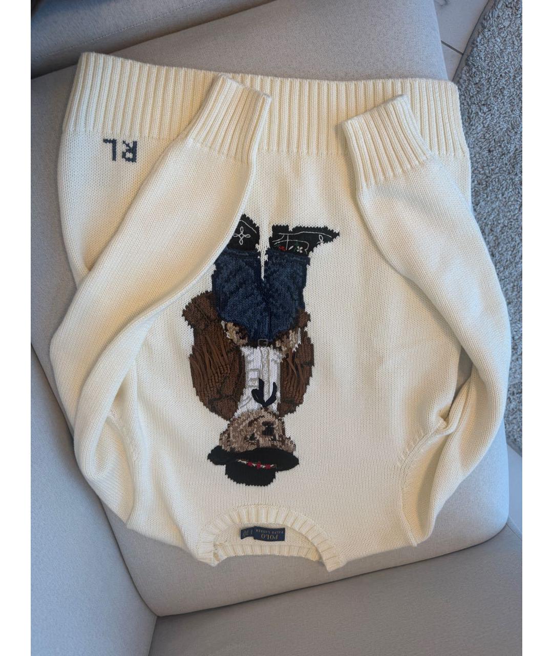 POLO RALPH LAUREN Белый джемпер / свитер, фото 8