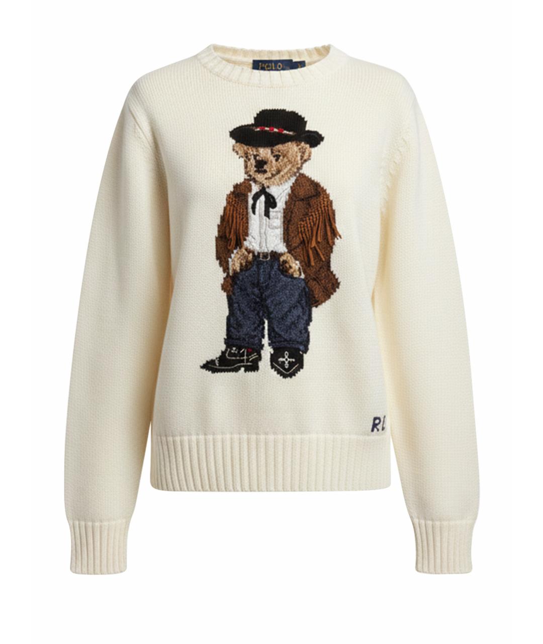 POLO RALPH LAUREN Белый джемпер / свитер, фото 1