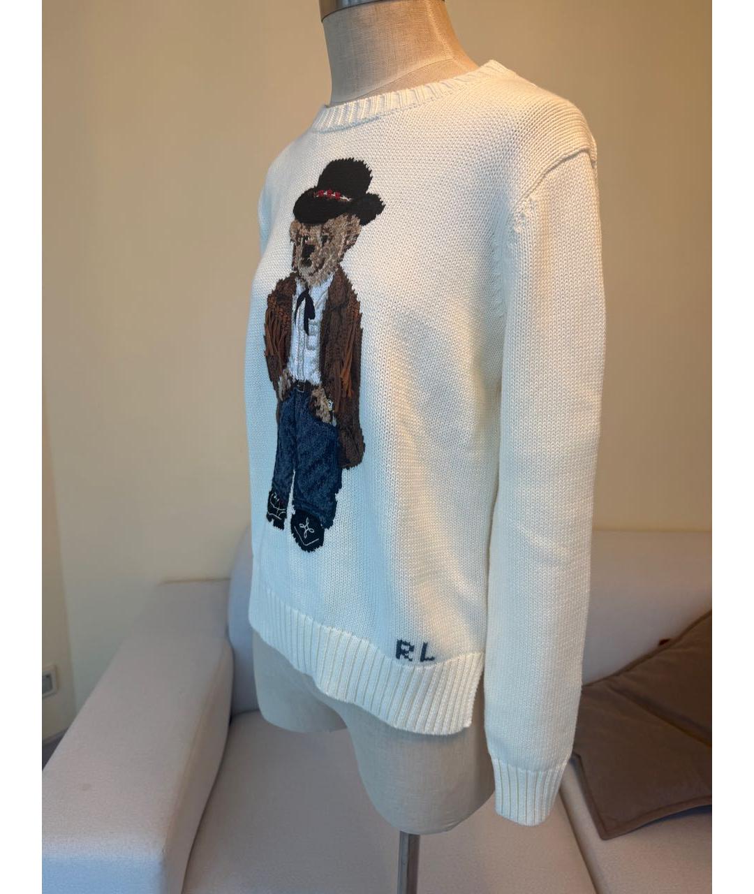 POLO RALPH LAUREN Белый джемпер / свитер, фото 3