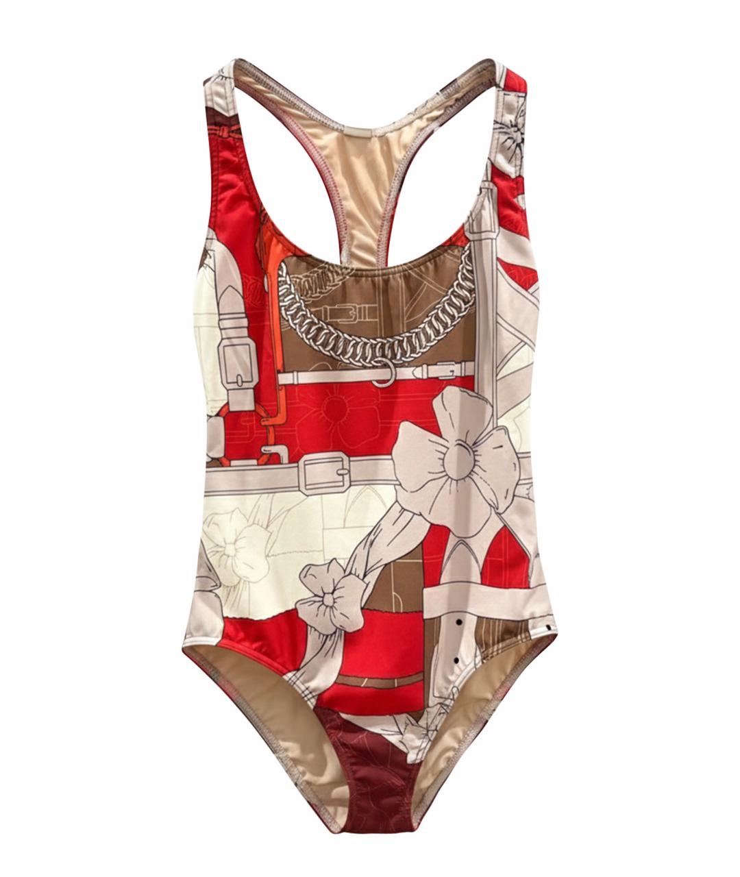 HERMES Мульти хлопко-эластановый купальник, фото 1