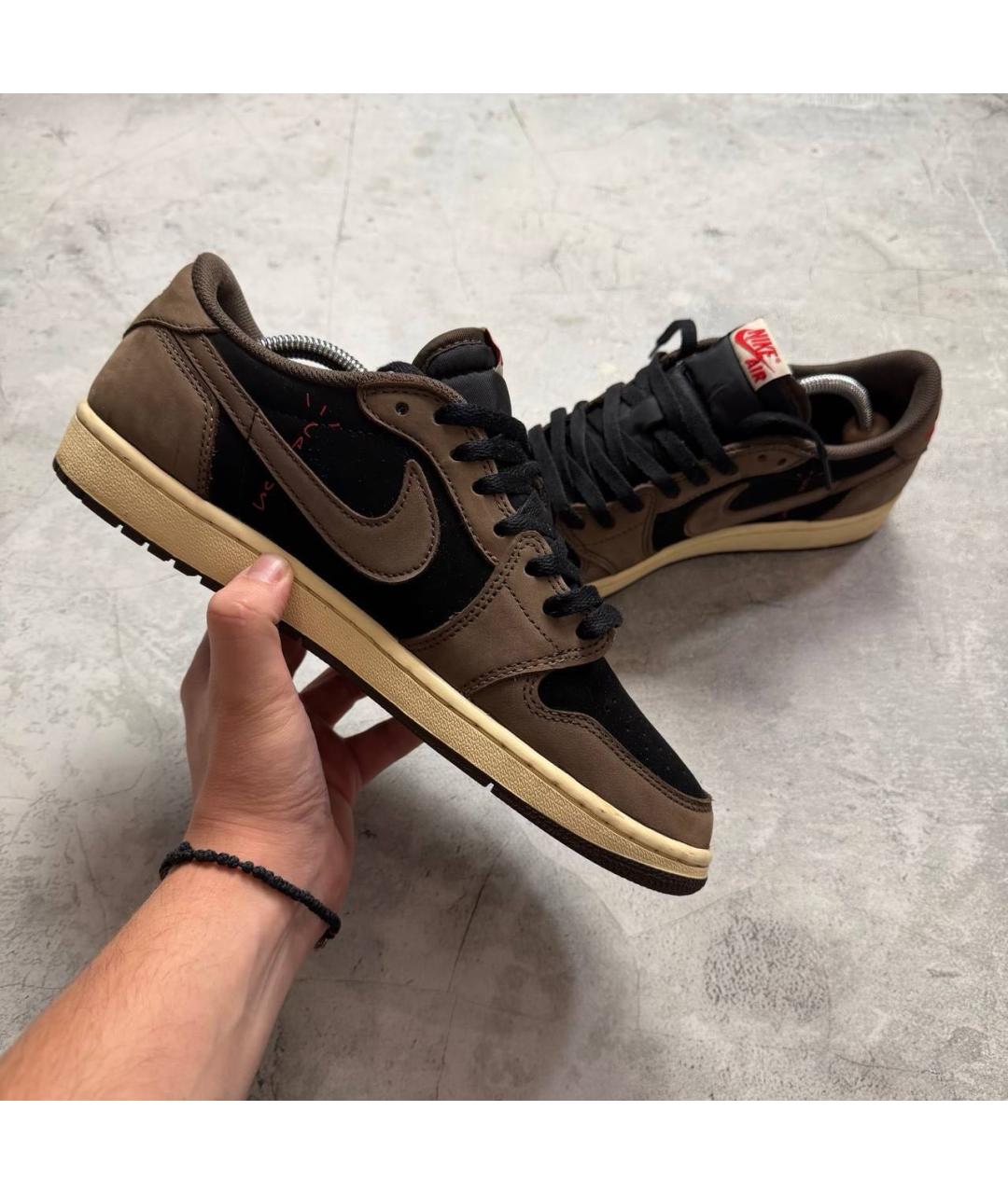 NIKE Бежевые замшевые низкие кроссовки / кеды, фото 4