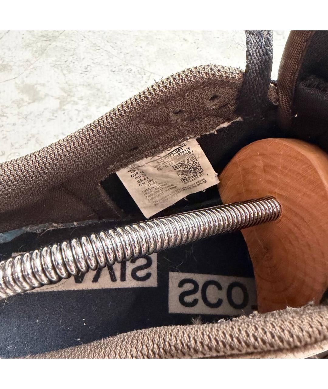 NIKE Бежевые замшевые низкие кроссовки / кеды, фото 6