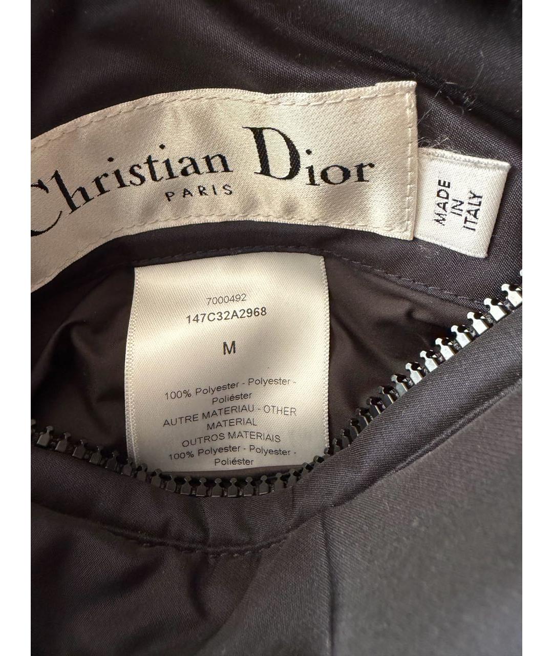 CHRISTIAN DIOR Темно-синяя замшевая жилетка, фото 3