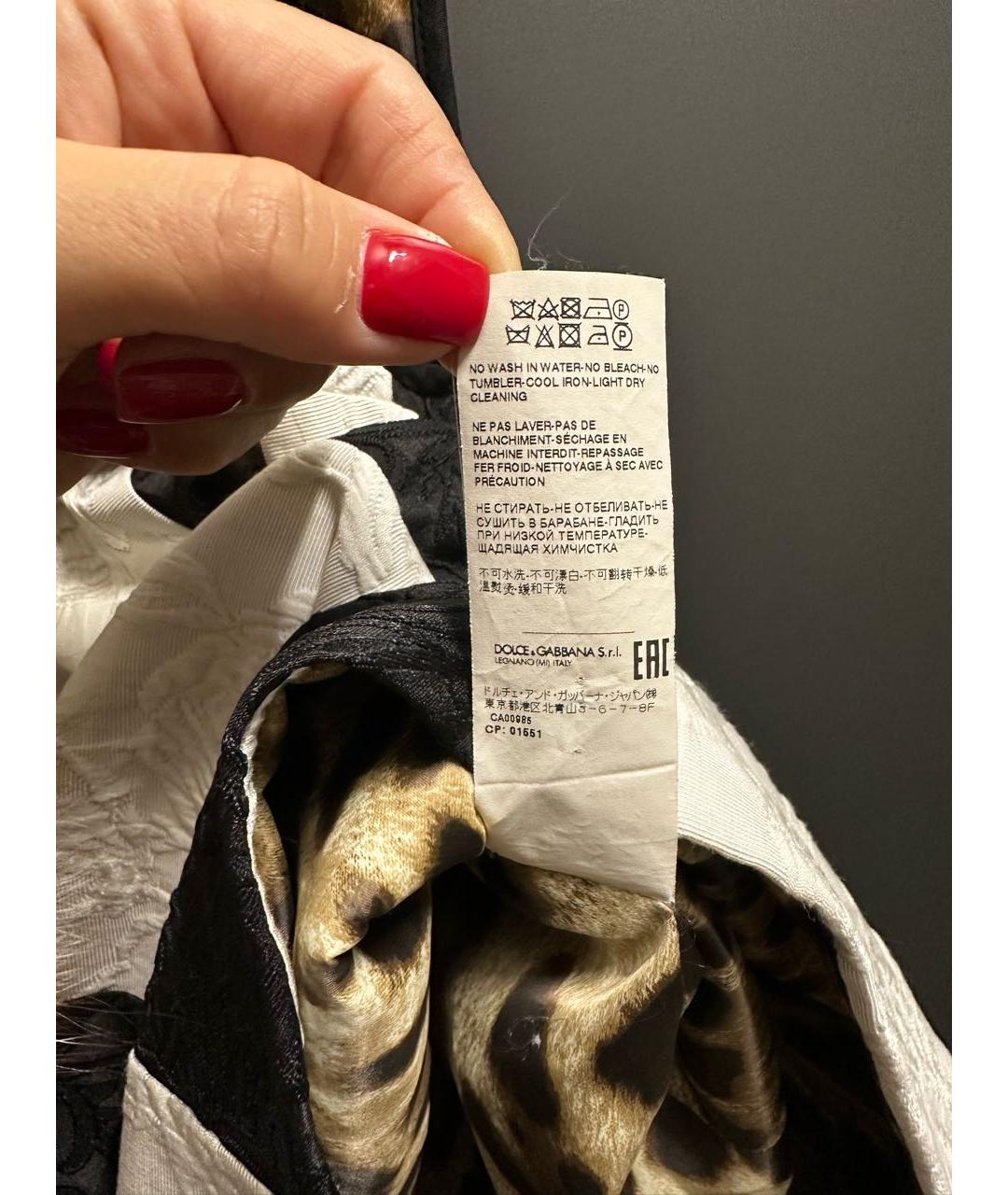 DOLCE&GABBANA Белое платье, фото 4