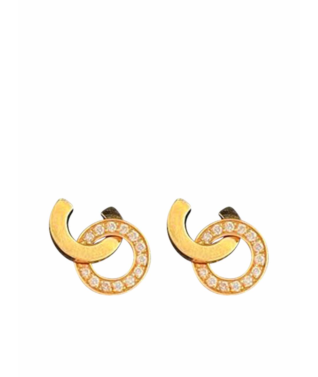 PIAGET Золотые серьги из желтого золота, фото 1