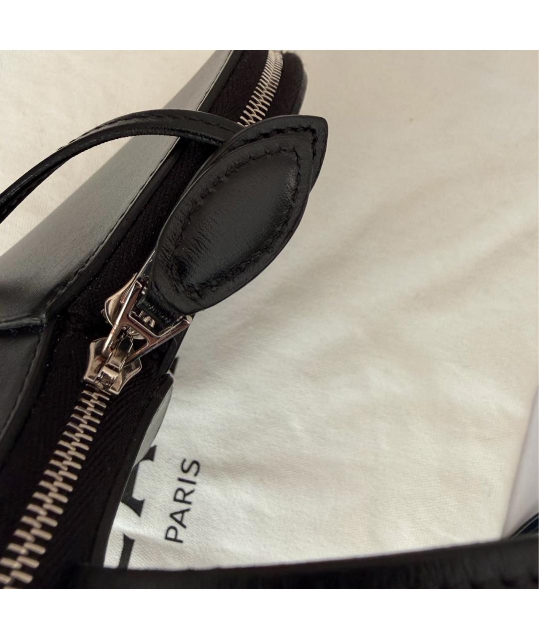 ALAIA Черная кожаная пляжная сумка, фото 4