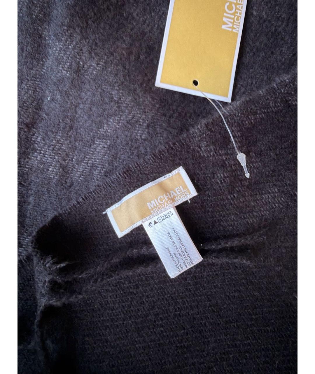 MICHAEL KORS Антрацитовый шарф, фото 4