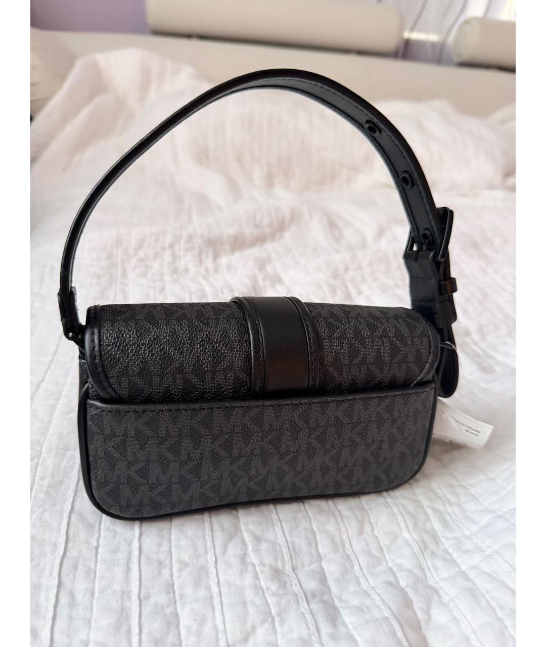 MICHAEL KORS Черная сумка с короткими ручками, фото 4