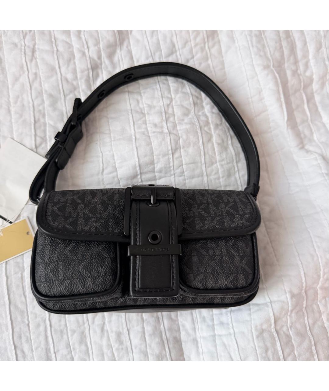 MICHAEL KORS Черная сумка с короткими ручками, фото 5