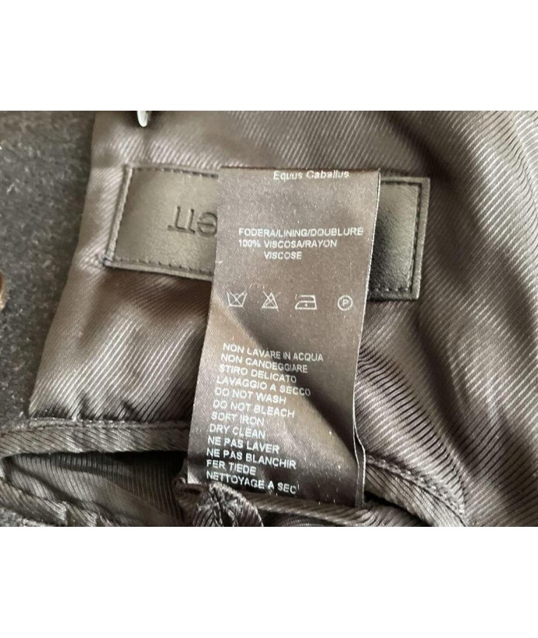 NEIL BARRETT Черное пальто, фото 6