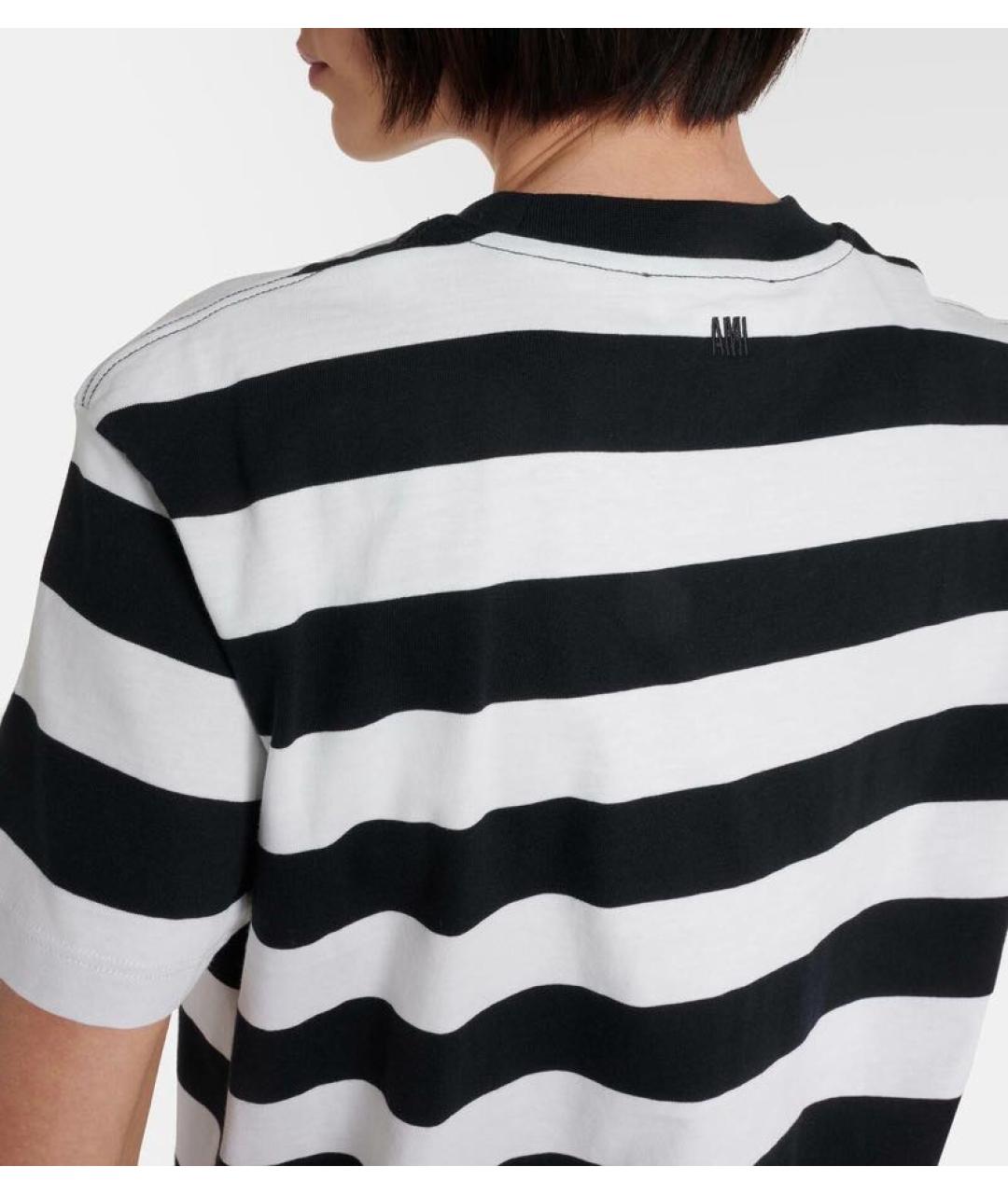 Ami Paris Белая хлопковая футболка, фото 4