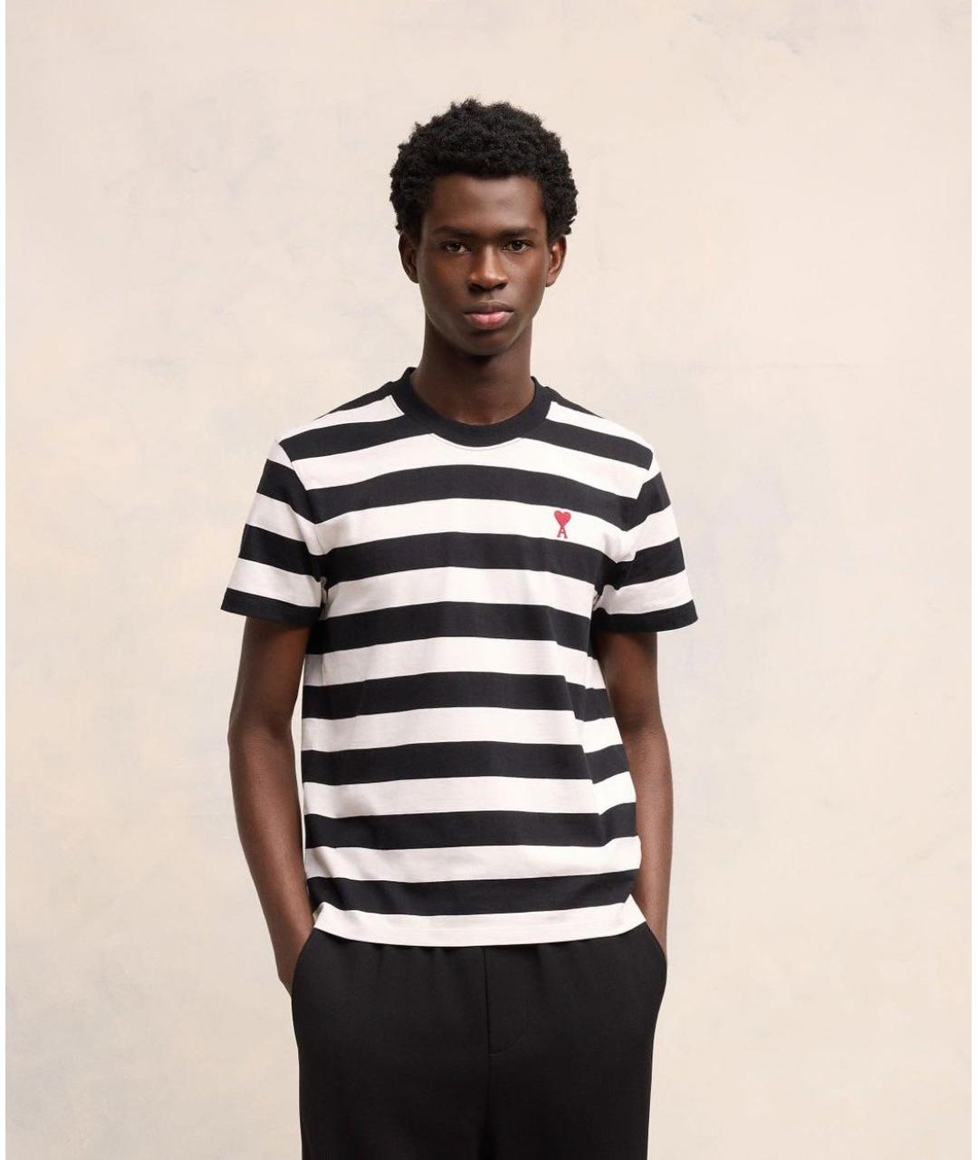 Ami Paris Белая хлопковая футболка, фото 6