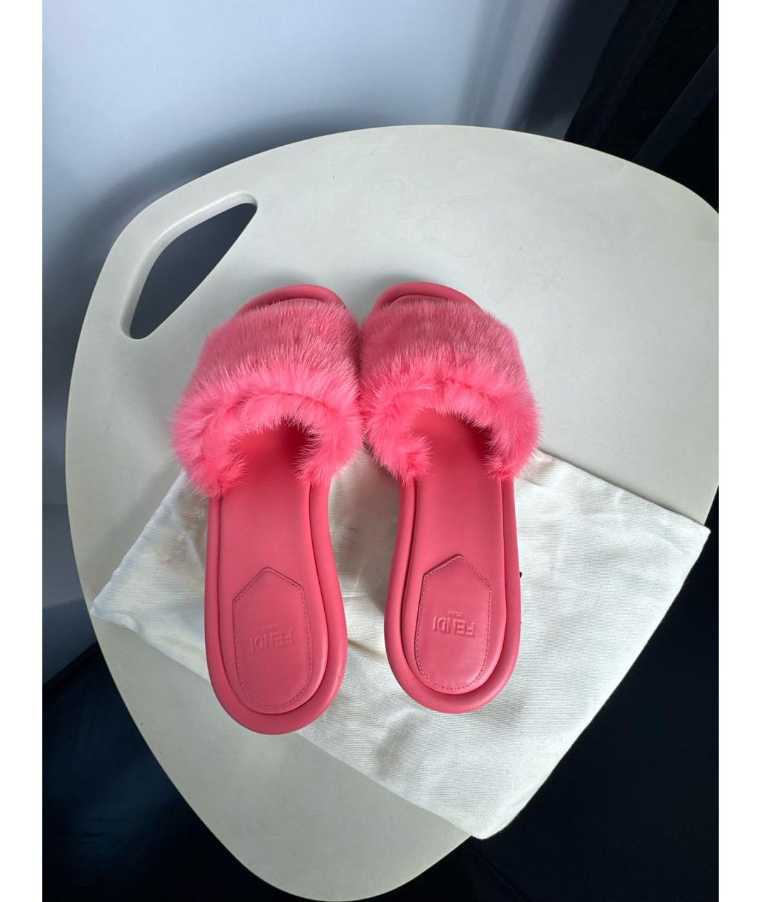 FENDI Коралловые мюли, фото 3