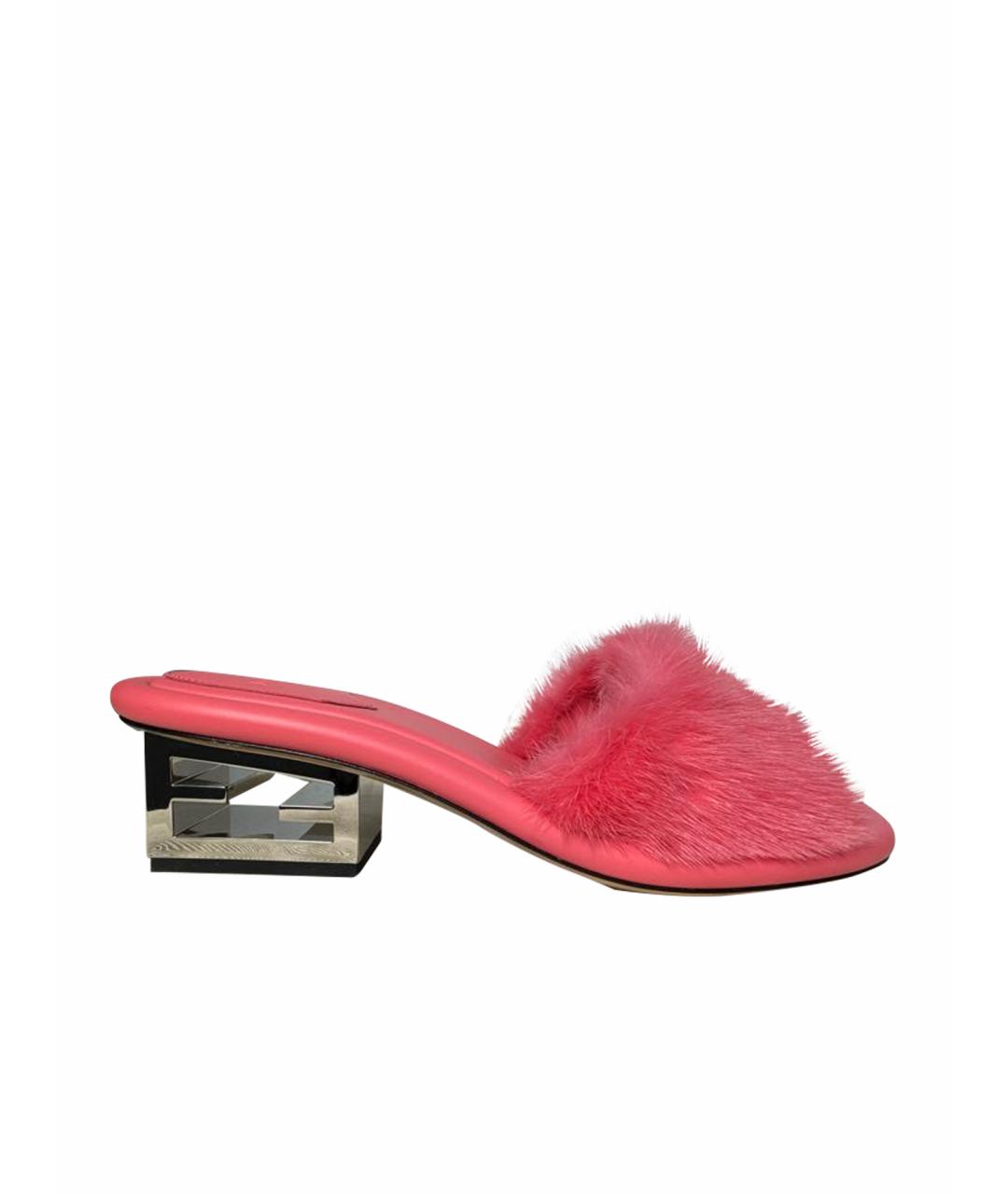 FENDI Коралловые мюли, фото 1